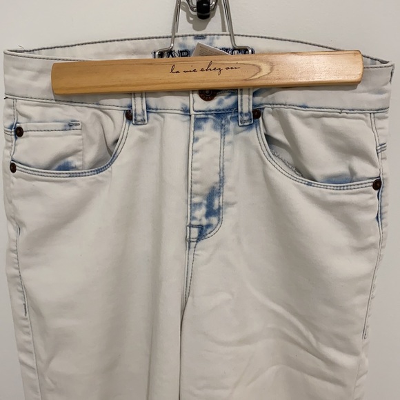 Acidwash White Denim Jeans - Picture 2 of 5